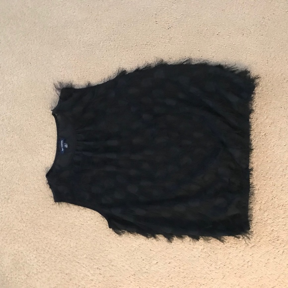 🔥SALE 🔥Max Edition black fringe top. size M - Picture 3 of 8
